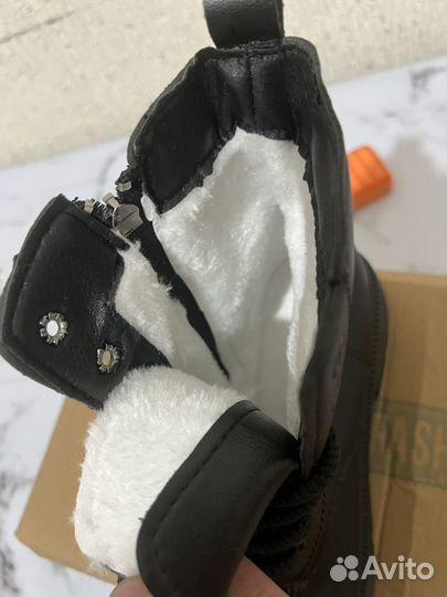 Ботинки демисезонные на платформе берцы