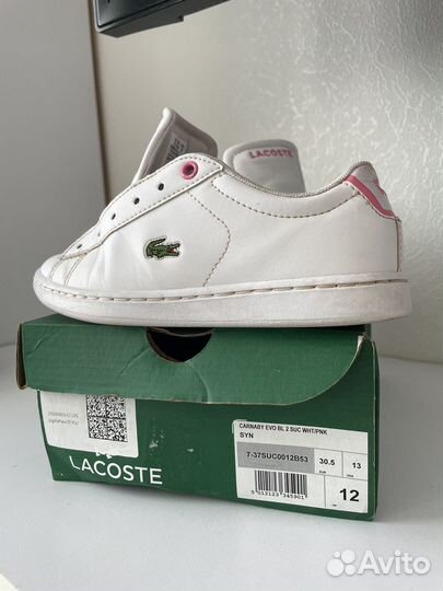 Кеды Lacoste для девочки