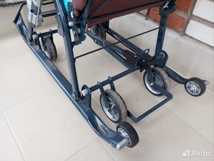 Детские санки коляска ника