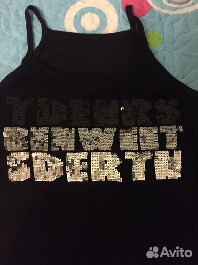 Комплект: топ с кофточкой и юбка. Новый