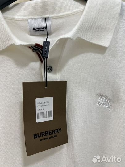 Мужской свитер Burberry белый