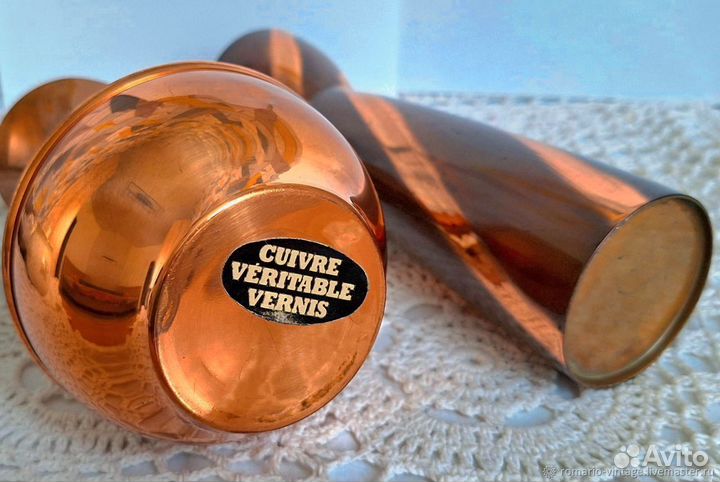 Винтажные медные кувшины Германия 1970-х