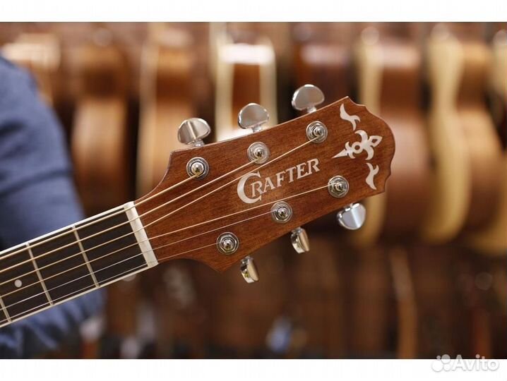 Crafter DE-8/NC электроакустическая гитара с чехло