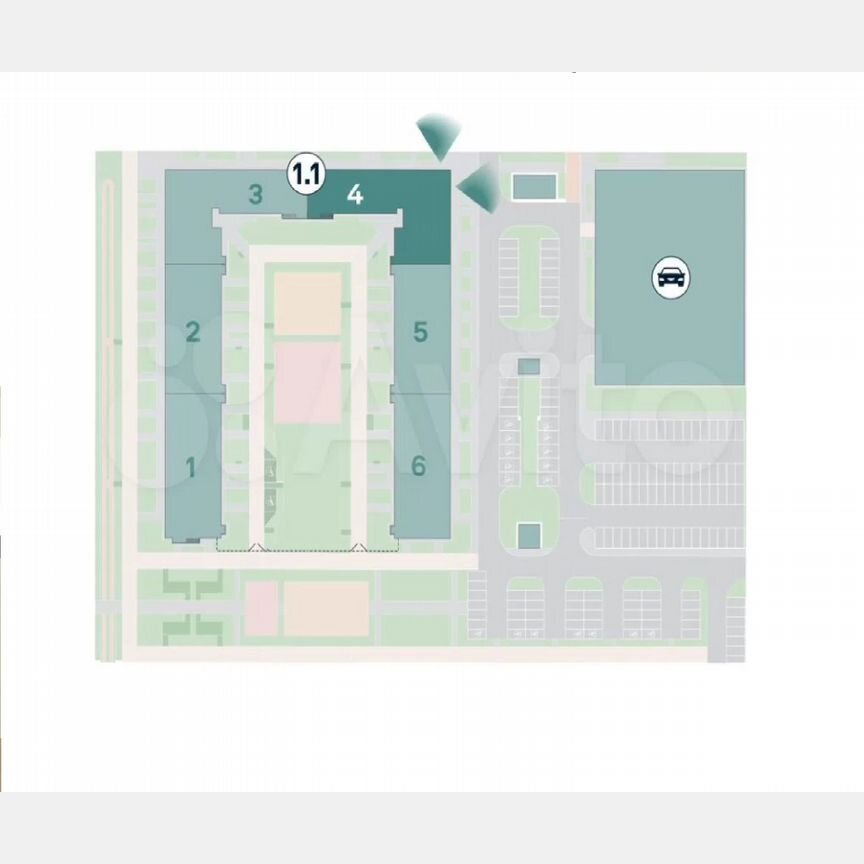 3-к. квартира, 53,2 м², 9/12 эт.