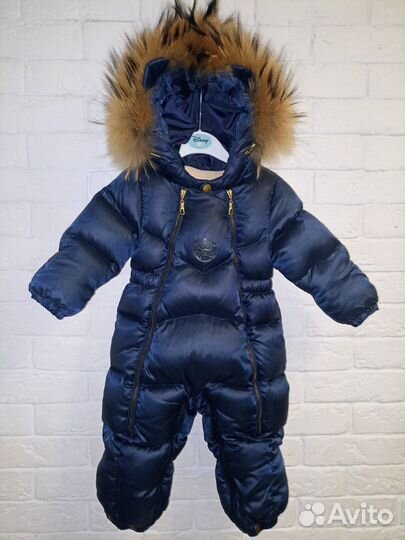 Комбинезон arctiline 74 конверт на пуху, мех енот