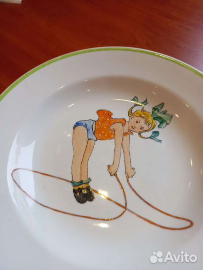 Тарелочка дулёво. Ручная роспись
