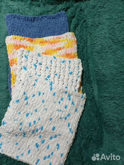 Плед-лежанка плюшевая ручная работа