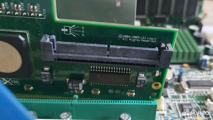 Серверная материнская плата X5SS8-GM SAS контролер