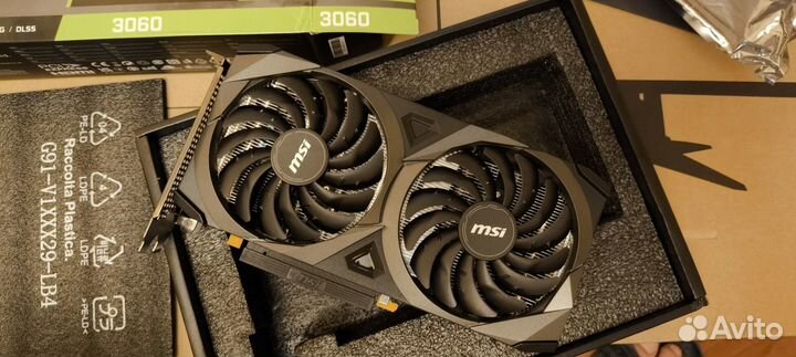 MSI nvidia GeForce RTX 3060 ventus 2X OC