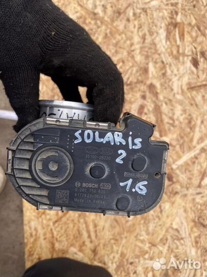 Дроссельная заслонка Hyundai Solaris 2 Kia Rio 4