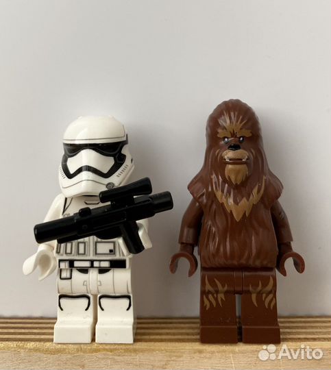 Lego Минифигурки Чубака / Штурмовик / оригинал