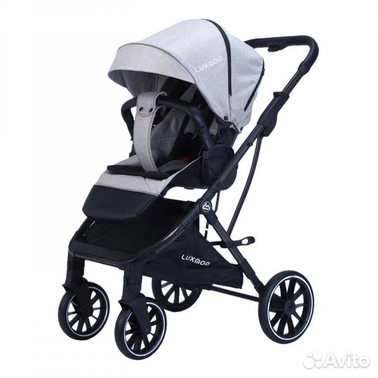 Коляска прогулочная с реверс.блоком 740 luxmom