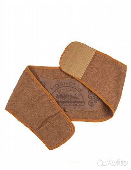 Пояс валяный из 100 верблюжьей шерсти