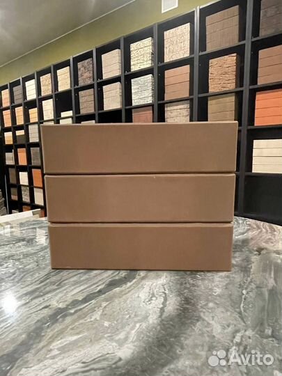 Керамический лицевой кирпич шоколад Керма 1нф