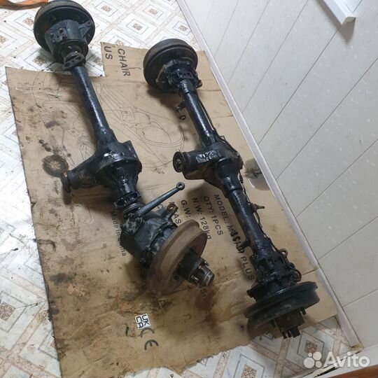 Военные мосты на УАЗ с блокировкой