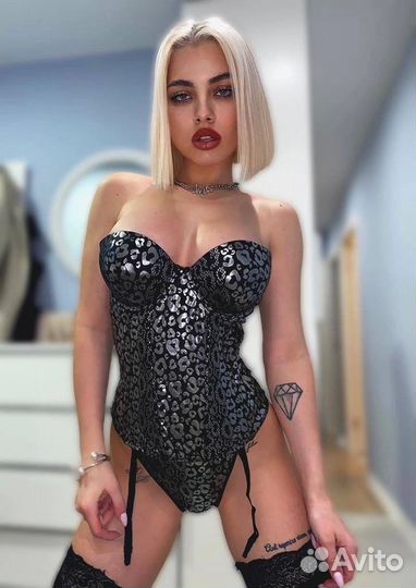 Леопардовое боди