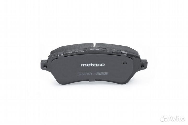 Metaco 3000-333 Колодки тормозные передние к-кт LA