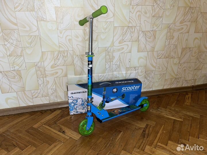 Самокат детский двухколесный складной