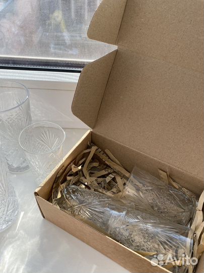 Хрустальные стаканы