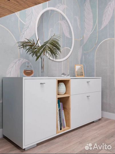 Тв тумба белая