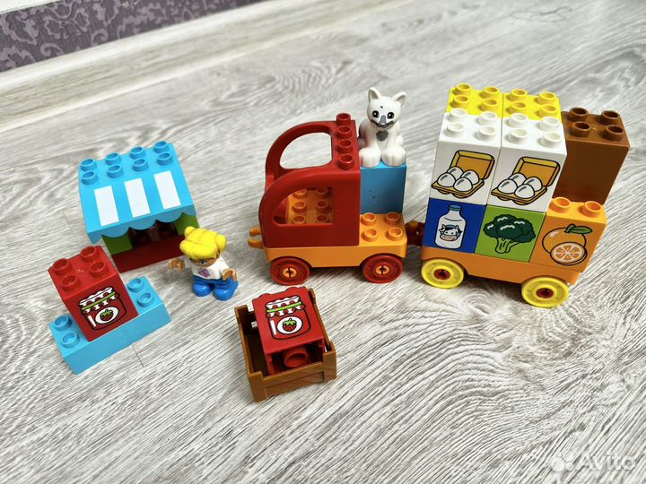 Lego duplo фургон с продуктами