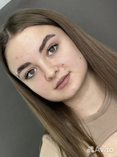 Окрашивание бровей