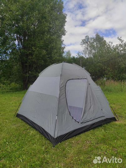 Палатка 4 местная двухслойная туристическая