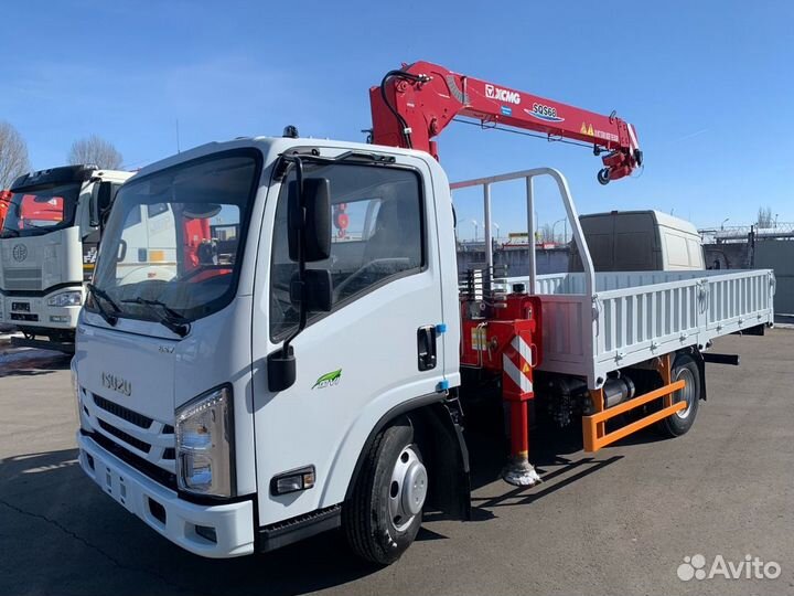 Isuzu Elf с КМУ, 2024