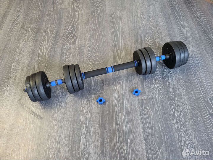 Гантели 2 по 10кг + Переходник