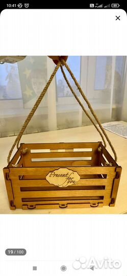 Декоративная корзинка ящик