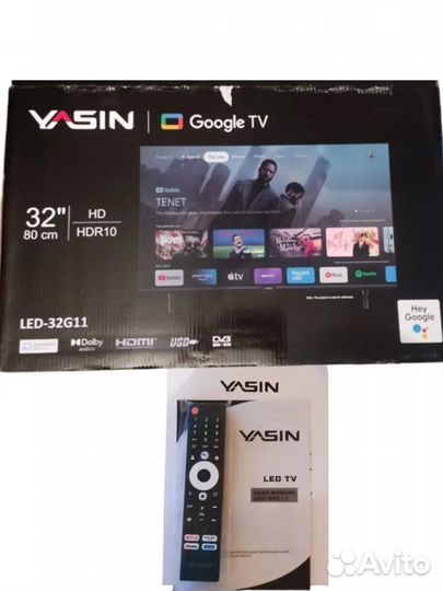 Телевизор yasin 32 g11 SMART tv лицензия