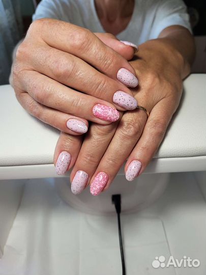 Маникюр с покрытием гель лак