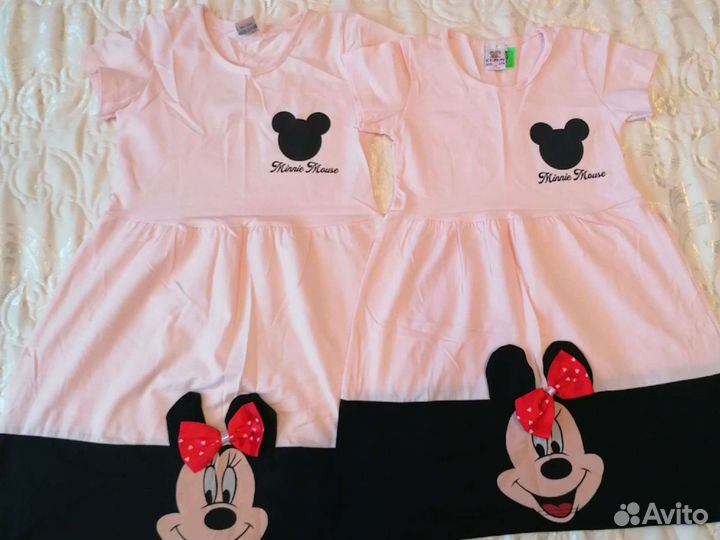 Летние платья для девочек микки