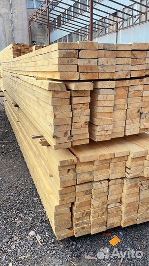 Доска обрезная 40х100х6000мм