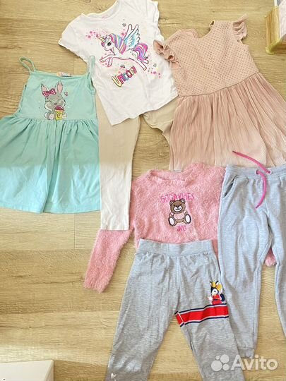 Вещи пакетом на девочку 3-5 лет