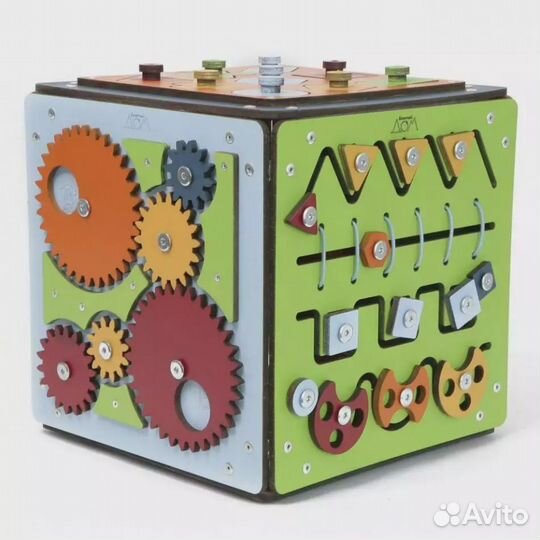 Бизиборд Занятный куб