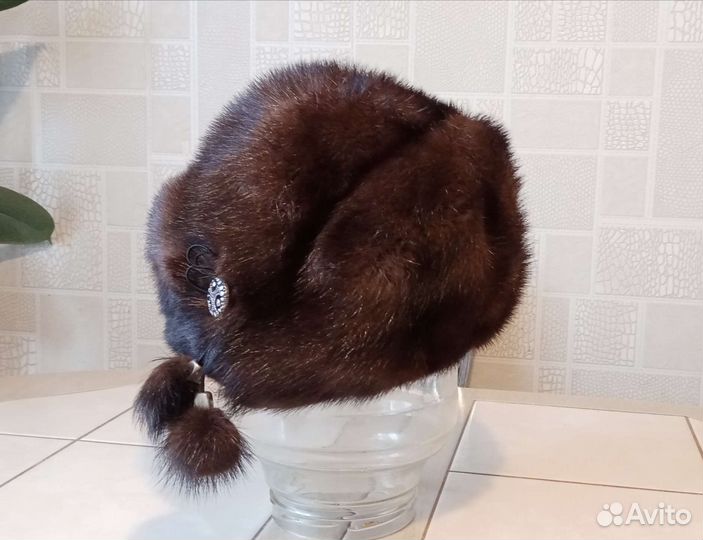 Шапки норковые женские