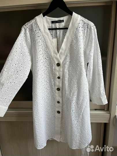 Летняя рубашка туника платье zara