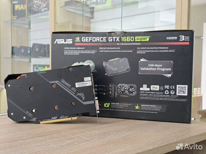 Видеокарта asus GTX 1660 super TUF Gaming OC