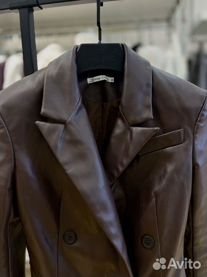 Жакет Zarina кожанный