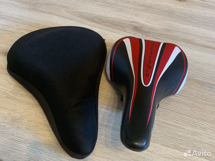 Седло для велосипеда stern плюс мягкая накладка