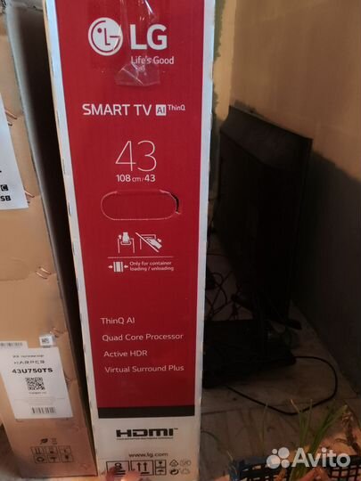 Телевизор SMART tv 43 на запчасти