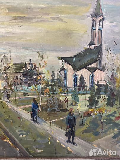 Картина маслом пейзаж