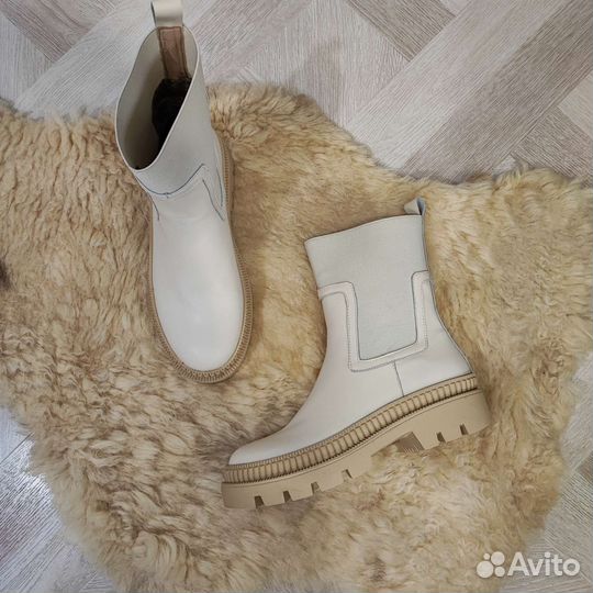 Кожаные челси