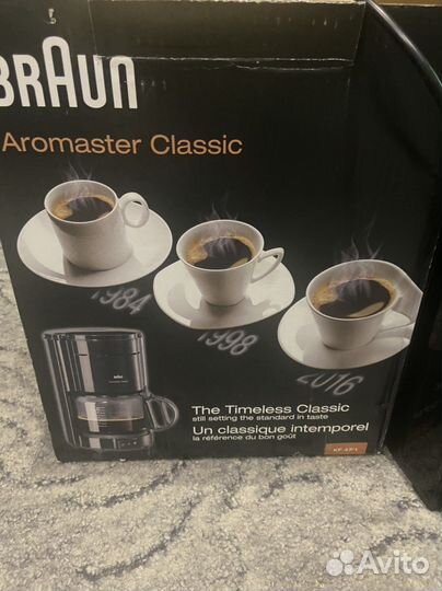 Кофеварка капельная braun