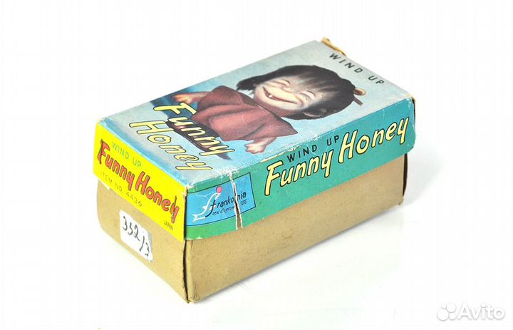 Антикварная винтажная японская кукла Funny Honey