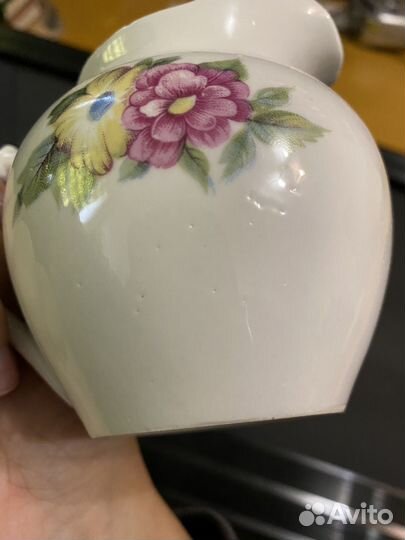 Молочник сливочник песочное 50е