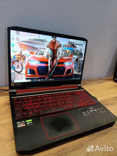 Игровой ноутбук acer nitro 5 1650/16gb/ips