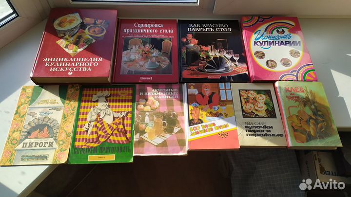 Книги и открытки по кулинарии