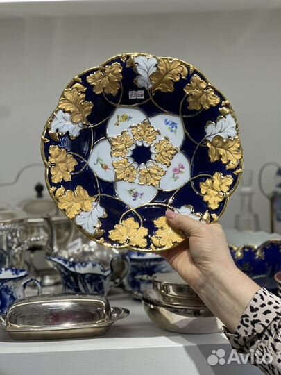 Тарелки мейсен, блюдо. Германия. Старинная